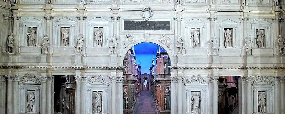 Olympic Theatre - detail, Palladio, Vicenza. 