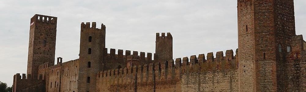 Château médiéval de Montagnana, Moyen Âge en Vénétie, au sud de Padoue