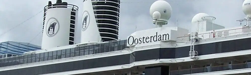 MS Oosterdam nave da crociera Holland America. Trasporto privato, noleggio con conducente, dal porto di Venezia