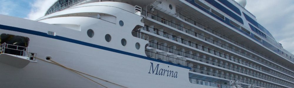 Nave da crociera Oceania Marina, Oceania Cruises, trasporto privato dal porto crocieristico di Venezia. Servizio di Noleggio con Conducente proposto da Pantarei Chauffeur Service, Italia