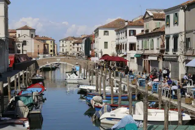 Venezia per porto di Chioggia